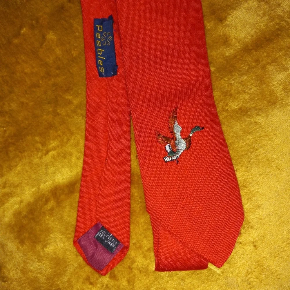 Vintage Michael Reed  designer collection Embroidered duck